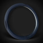 Car Steering Wheel Cover, Universal 15 inch, The Latest Microfiber Leather Breathable Technology Fabric, Non-Slip, Comfortable, Warm in Winter and Cool in Summer, Blue