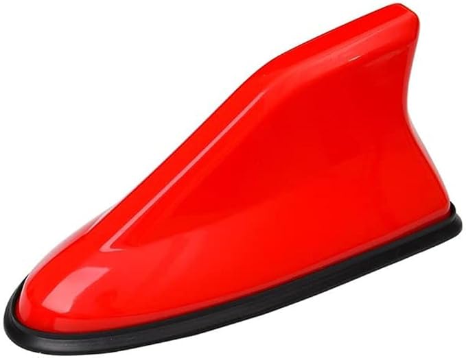Car Shark Fin Antenna Cover for Chrysler 200 300 300M 300 Touring 1998-2025, Roof Mount Decorative Antenna Cap Vehicle Shark Fin Shape Cover Replacement with Adhesive Tape,Red