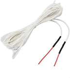 12V Pre-Assembled Heating Cable Low Voltage Silicon Rubber Heating Wire for DIY Steering Wheel Heating,Self Made Warmer Incubator,Seat Heater (8ft)