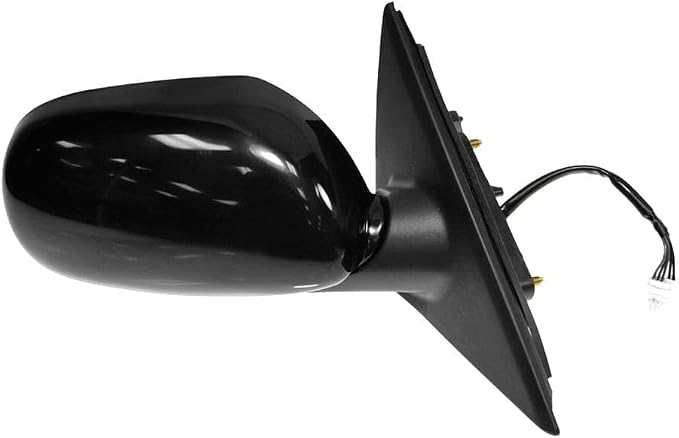 Passenger Side Mirror Assembly Electric Adjustment Heated No Memory Black Compatible with 2003-2006 INFINITI G35 Sedan IN1321104 IN1321105