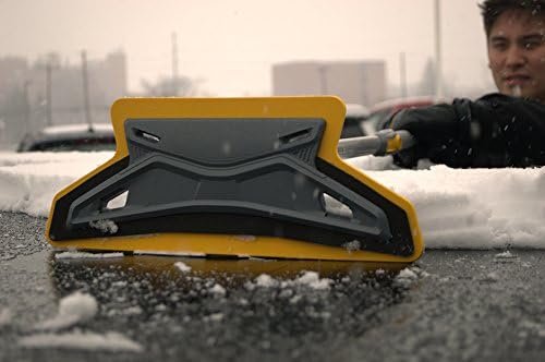 ABTT5212 Telescoping Scratch-Free Snow Brush with End Scraper and Cushioned Grip, 52-Inch