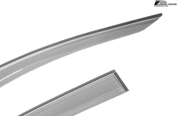 Replacement for 2019-Present Mazda 3 Models | EOS Visors Tape-On JDM Mugen Style Side Vents Window Visor Rain Guard Deflectors