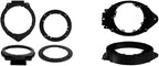 Metra 82-3006 6" to 6-3/4" Speaker Adapter for GM Multi 05-Up & Metra 82-3005 6" to 6-3/4" Speaker Adapter for Select GM Trucks/Chevy Malibu 2014-Up,Black