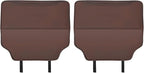 2PCS Car Kick Mat, Anti-Scratch Waterproof Anti-Slip Vehicle Back Seat Protector with Storage Pockets, Automotive Interior Seat Back Covers, Universal for SUV RV Truck (Brown)