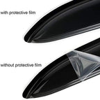 Side Window Wind Deflector, 4pcs Out-Channel Tape-On Nice Rain Guards Set, Dark Smoke Window Visor fit for 2011-2020 Jeep Grand Cherokee 94252