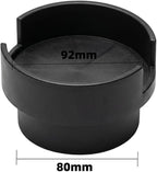 Couch Cup Holder Adapter – Universal Sofa Drink Expander for Large Mugs, Tumblers & Bottles – Spill-Proof Recliner Caddy for Living Room, RV & Boat (Black, Base 80MM(3.15IN))