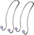 Auto Hooks Bling Car Hangers Organizer Seat Headrest Hooks Strong and Durable Backseat Hanger Storage Universal for SUV Truck Vehicle 2 Pack (Light Purple)
