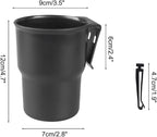 Car Cup Holder Hook, Auto Window Mount Bottle Holder 3.54'' Caliber Air Vent Hanging Beverage Holder for Soda Cans, Water Bottles, Coffee