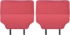 2PCS Car Kick Mat, Anti-Scratch Waterproof Anti-Slip Vehicle Back Seat Protector with Storage Pockets, Automotive Interior Seat Back Covers, Universal for SUV RV Truck (Red)