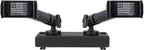 Bulletpoint Dash Mount Cell Phone Holder RAM Truck Compatible (2019+ 1500, 2500, 3500 and TRX) with 20mm Ball Mount - Compatible with iPhone and Android Smartphones (Dual Ball with 2 Phone Holders)
