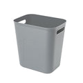 Plastic Small Trash Can Wastebasket, Garbage Container Basket for Bathrooms, Laundry Room, Kitchens, Offices, Kids Rooms, Dorms, 3.5 Gallon, 3.5 Gallon, Grey | Compact Sturdy Garbage Can for Bathroom, Laundry Room, Kitchen, Office, Kids Room, Do...