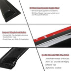 Window Visors Rain Guards for Ford Explorer 2011-2019 Window Deflectors | Vent Deflector, Vent Visor, Sun Shades, Window Shields, Car Accessories, Dark Smoke