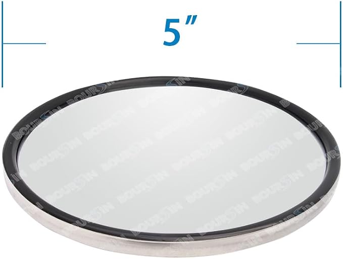5 Inch Convex Round Mirror Blind Spot For Isuzu NPR NPR-HD NQR NRR FSR FVR FRR Truck Bus Atv Utv Adjustable Bracket