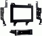 Double and Single Din Install Car Stereo Dash Kit, Wire Harness and Antenna Adapter for a Aftermarket Radio Fits 1995-1997 Chevrolet S-10 Blazer Trim Bezel is Black