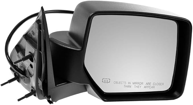 2 Piece Driver and Passenger Side Mirror Assembly Set Electric Adjustment Heated No Memory Textured Compatible with 2008-2012 Jeep Liberty CH1320287 CH1321287