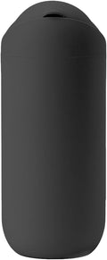 Car Trash Can with Flip Lid, Mini Portable Silicone Auto Cup Holder Garbage Bin, Leakproof Vehicle Trash Storage, Universal Car Accessories for SUV Truck Van Home Office(Black)