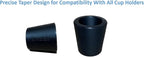 Slim Can Universal Cup Holder Adapter Slim Cup 8.4 oz / 12 oz can Holder Expander Car Cup Holder Fits Red Bull Celsius Energy Drink Michelob White Claw Truly Black (Single Holder)