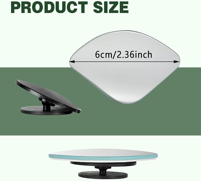Blind Spot Mirror, Blindspot Mirror for Car, HD Glass Frameless Convex Side Mirror Blindspot, Universal Car Exterior Accessories Wide Angle Rear View Car Mirrors for Cars SUV Trucks and RVs
