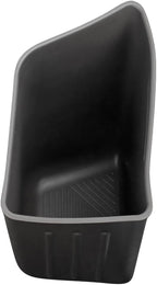Car Trash Can, Silicone Portable Vehicle Side Door Garbage Container Trash Bin, Multifunctional Auto Interior Dustbin Garbage Can Storage Organizer, Universal Fit (Left/Black)
