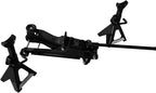 2.5 Ton Car Truck Floor Jack Service Heavy Duty Steel Hydraulic Low | Profile Jack with 2 Jack Stands Tire Repair Kit for Garages Automotive Repair Shops Lifting Range 3.3"-15"