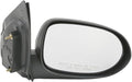 Passenger Side Mirror Assembly Manual Adjustment Non-Heated No Memory Black Compatible with 2007-2012 Dodge Caliber CH1321264 CH1321275