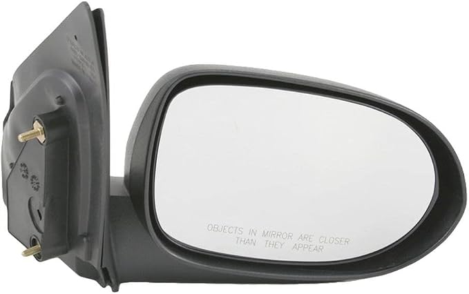 Passenger Side Mirror Assembly Manual Adjustment Non-Heated No Memory Black Compatible with 2007-2012 Dodge Caliber CH1321264 CH1321275