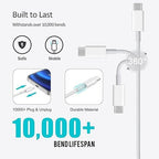 Car Carplay Cable for iPhone 17 16 15 Charger Cord,3/3/6/6FT USB A to USB C Cable for iPhone 17 Pro Max/16 Pro/15 Plus Charger,USB C Car Charger for Apple 17 Air/16 Pro Max/16e/15-Dark Blue