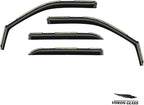 Voron Glass in-Channel Extra Durable Rain Guards for Trucks Dodge RAM 2009-2018 Crew Cab/Dodge Ram 1500 Classic 2019-2024 Crew Cab, Window Deflectors, Vent Window Visors, 4 Pieces - 220010