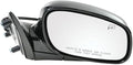 Passenger Side Mirror Assembly Electric Adjustment Heated No Memory Puddle Light Black Compatible with 2004-2008 Lincoln Town Car FO1321307 FO1321328