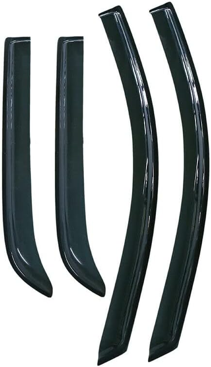 Tape-On Rain Guard 4-Piece for 07-16 GMC Acadia/07-10 Saturn Outlook Windows Visor Shield Shade Smoke 94632