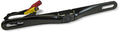 RBC5B Black Metal License Plate Backup Camera, 420TVL, Night Vision, 170 Wide View, Distance Lines, Waterproof, for Parking and Towing
