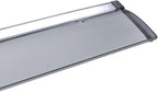 Window Visors Wind Deflectors Compatible with Land Rover 2012-2019 Range Rover Evoque with Chrome Trim Rain Guards 3-847LR006