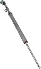 S-976 Dual Head Chuck Tire Pressure Service Gauge, Plated Brass Tube, 12 3/4” 1-160 PSI
