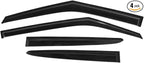 Tape On Window Visors Fits for 2011-2018 Hyundai Veloster, Side Auto Window Wind Deflectors, Ventshade, Rain Guards for Cars/Trucks