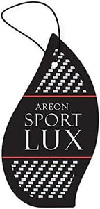 Sport Lux SILVER - Hanging Cardboard Air Freshener for Car, Home & Office - Premium Cologne Perfume with Natural Fragrances - Long Lasting, Fresh, Luxurious Scent - Stylish Design - Pack of 3