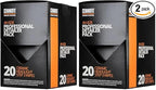 Ceramic Headlight Restoration Professional Detailer Pack (20 Ceramic Wipes) - Brings Headlights Back to Like New Condition - Step 3 Only (Pack of 2)