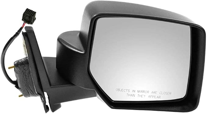 Passenger Side Mirror Assembly Electric Adjustment Non-Heated No Memory Textured Compatible with 2007-2009 Jeep Patriot CH1320282