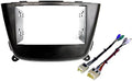 Aftermarket Radio Stereo Installation Double Din Dash Kit Mount Bezel Framing Frame Compatible with Nissan Sentra 2000-2006 with Rocksford Fosgate System Adapter Wire Harness