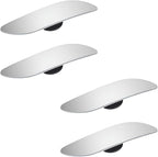 4PCS Car Blind Spot Mirror, Wide Angle HD Glass Rectangle Convex Frameless Side Blindspot Mirror with Adjustable Stick, Auto Exterior Rear View for Wide Angle, Universal for Vehicles (Extended)