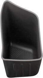Car Trash Can, Silicone Portable Vehicle Side Door Garbage Container Trash Bin, Multifunctional Auto Interior Dustbin Garbage Can Storage Organizer, Universal Fit (Right/Black)