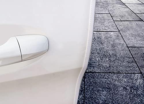 White Edge Trim 1/2" X 3/8" U-Channel Rubber Weatherstrip with Metal Fit Gap 3/64" to1/4 Car Door Edge Sealing Strip, PVC Weather Stripping Metal Edge Protector - 15Foot