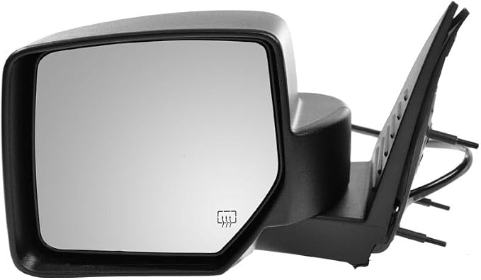 2 Piece Driver and Passenger Side Mirror Assembly Set Electric Adjustment Heated No Memory Textured Compatible with 2008-2012 Jeep Liberty CH1320287 CH1321287