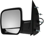 2 Piece Driver and Passenger Side Mirror Assembly Set Electric Adjustment Non-Heated No Memory Black Compatible with 2003-2006 Ford E150 2003-2005 E150 E250 E350 Club Wagon E350 E450 2003 E550