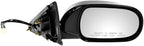 Passenger Side Mirror Assembly Electric Adjustment Heated No Memory Black Compatible with 2003-2006 INFINITI G35 Sedan IN1321104 IN1321105