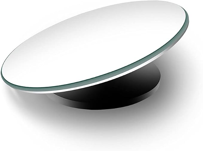 Yusheng 2PCS Mini Blind Spot Mirror, 1.57" Round HD Glass Convex Rear View Mirror, Strong Adhesive for Car (40mm, Frameless)