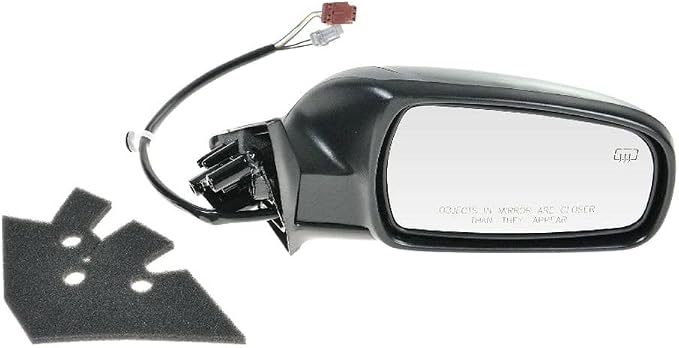 Passenger Side View Mirror Manual Folding Electric Adjustment Heated No Memory Black Compatible with 1996-1999 INFINITI I30 Nissan Maxima