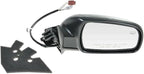 Passenger Side View Mirror Manual Folding Electric Adjustment Heated No Memory Black Compatible with 1996-1999 INFINITI I30 Nissan Maxima