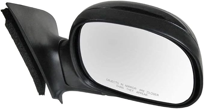 Passenger Side Mirror Assembly Manual Adjustment Non-Heated No Memory Black Compatible with 1997-2002 Ford F150 1997-1999 F250 Without Aspherical Glass FO1321178