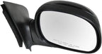 Passenger Side Mirror Assembly Manual Adjustment Non-Heated No Memory Black Compatible with 1997-2002 Ford F150 1997-1999 F250 Without Aspherical Glass FO1321178