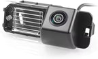 AHD/CVBS Car Rear View Camera's Fisheye Lens License Plate Lamp-Camera with RCA Cable & Vehicle Camera for Volkswagen VW Polo 6R V Golf 6 Passat CC MK6 Magotan Bora & Backup Camera (CVBS)